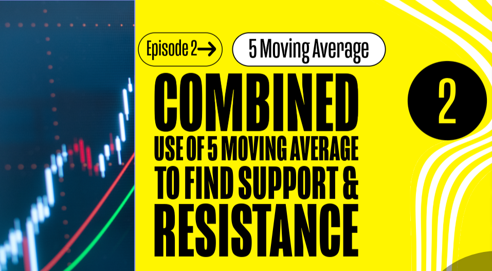 Episode 2 :- 5 Moving Average Combined Use to find Support & Resistance